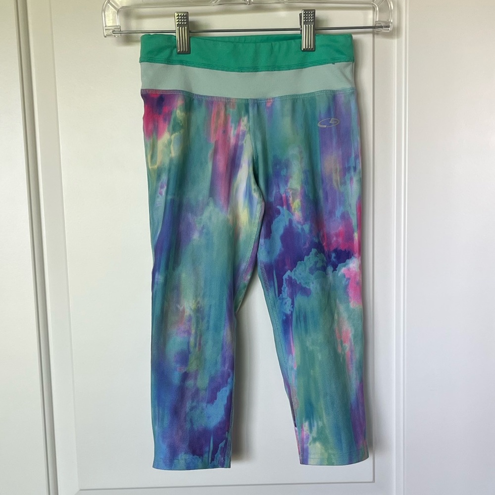 Girl’s Champion Green 3/4 Leggings